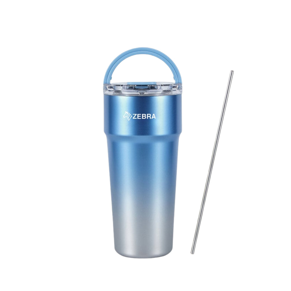 แก้วน้ําสุญญากาศ Zebra Polar Plus I พร้อมหลอด (0.7L/0.9L)