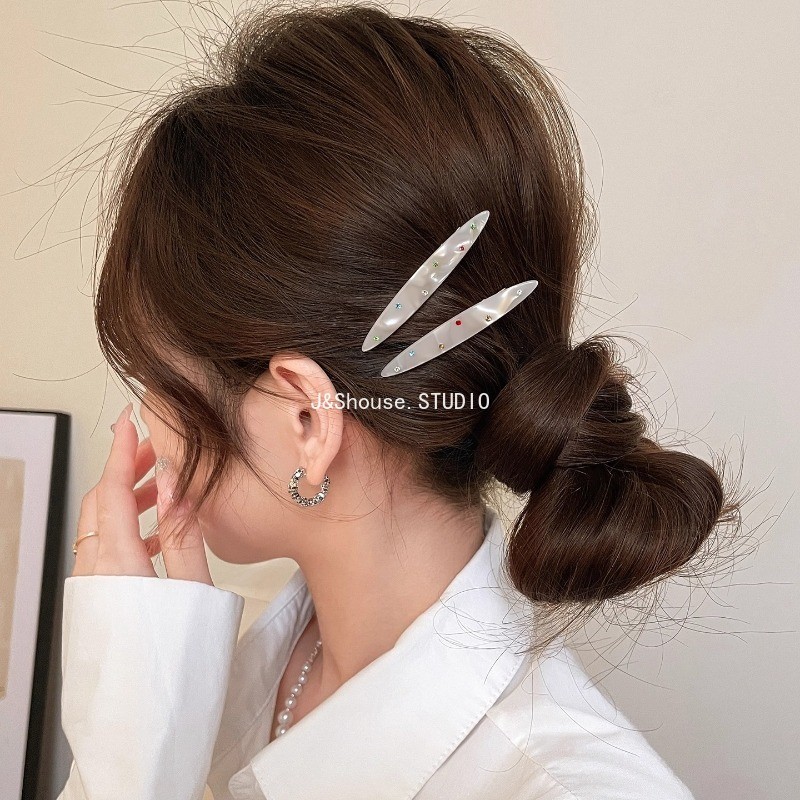 Ki Gibbs Clip แบบเกาหลี มี Rhinestone สีสันสดใส สำหรับผู้หญิง - รูปที่ 4