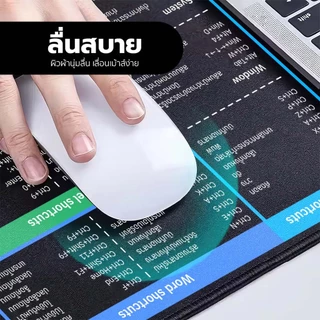 Buddytech แผ่นรองเม้าส์คีย์ลัด มีแผ่นยางกันลื่น เพิ่มประโยชน์ในการใช้งาน