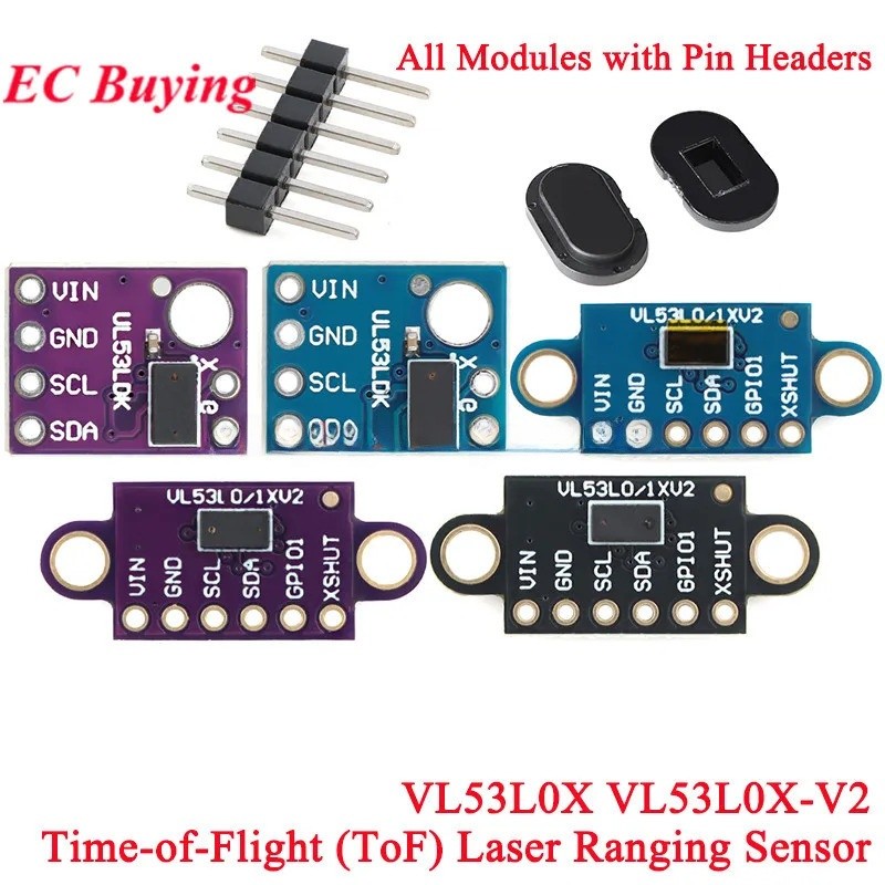 VL53L0X V2 Time-of-Flight (ToF) เลเซอร์ตั้งแต่เซนเซอร์ Breakout 940nm GY-VL53L0XV2 เลเซอร์ระยะทางโมด
