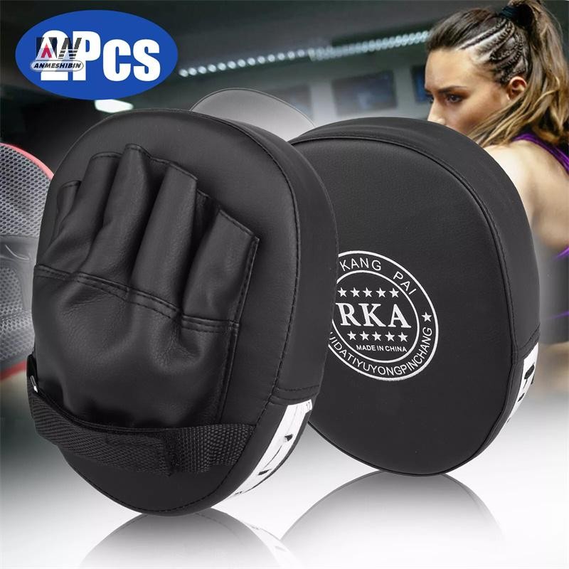 [LO] 2 ชิ้น/ล็อต Kick นวมชกมวย Pad Punch เป้าหมายกระเป๋าผู้ชาย MMA PU คาราเต้มวยไทยฟรีต่อสู้ Sanda ก