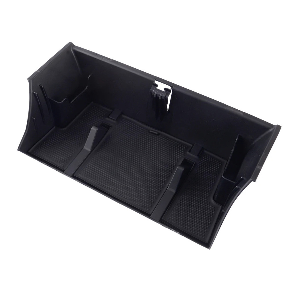 สีดํารถภายในคอนโซล Center กล่องเก็บถาด ABS พลาสติก Fit สําหรับ Land Rover Defender L663 2020 2021 20