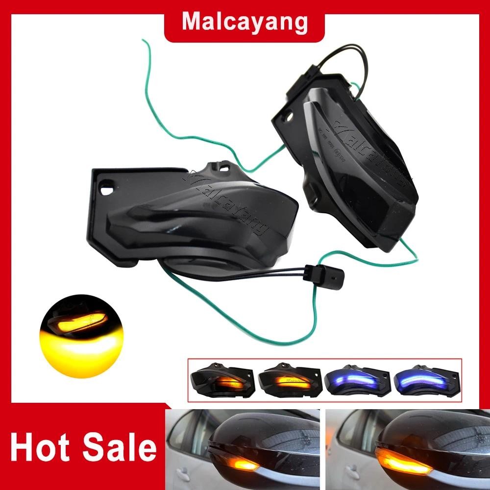 รถ LED แบบไดนามิกไฟเลี้ยวลําดับด้านข้างกระจกสําหรับ Toyota Sienta XP170 2017-2020 Yaris XP210 2020