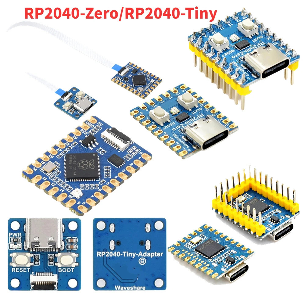 RP2040-Zero/RP2040-Tiny RP2040 สําหรับ Raspberry Pi Microcontroller PICO บอร์ดพัฒนาโมดูล Dual-Core C