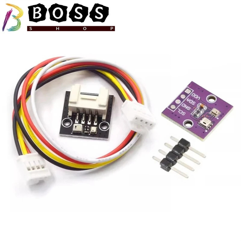 AHT20+BMP280 เซ็นเซอร์ความดันบรรยากาศอุณหภูมิและความชื้นแบบดิจิตอลความแม่นยําสูงสําหรับ Arduino