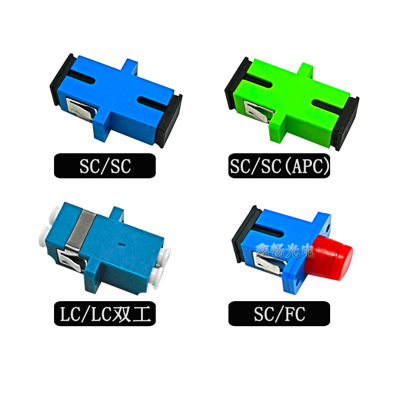 50 Fiber Optic Couplers FC-SC Flange Disc lc อะแดปเตอร์คู่ fc-sc Connector Butt Connector หัวหน้าแปล