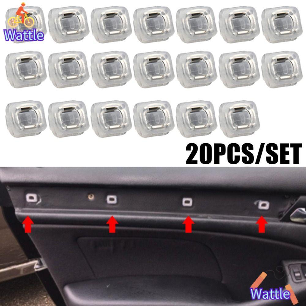 WATTLE 40 ชิ้นรถประตู Snap, เปลี่ยน Retainers Grommets ภายในหัวเข็มขัดคงที่, Auto พลาสติกแดชบอร์ด Fa