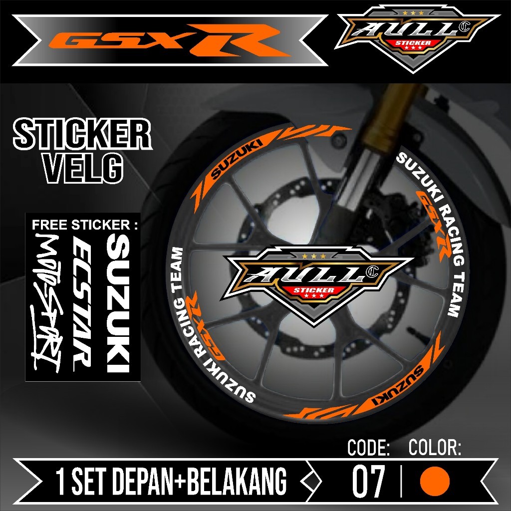 GSX R ตัดขอบสติกเกอร์-ตัดสติกเกอร์อุปกรณ์เสริมสติกเกอร์รายชื่อสําหรับ SUZUKI GSX R 150 รถจักรยานยนต์