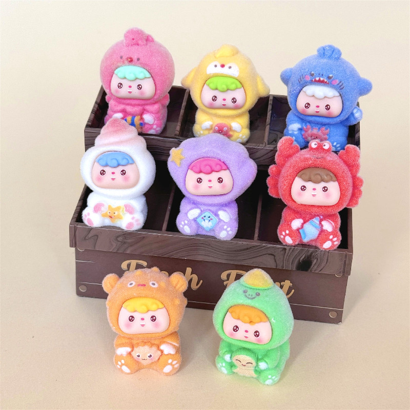 8ชิ้นกํามะหยี่สัตว์ทะเลเรซิ่นเสน่ห์สําหรับ ทําเอง(6-261)