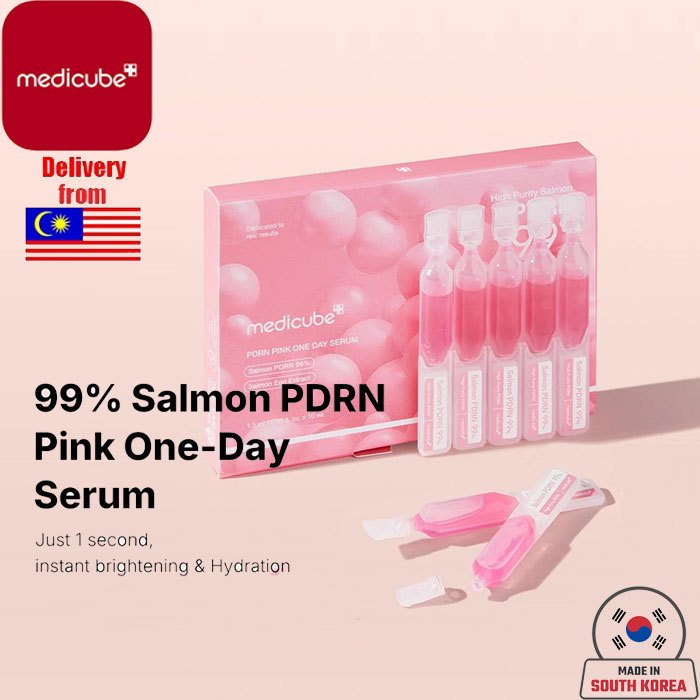 Medicube PDRN Pink One Day 99% Salmon PDRN Magic Instant Brightening Hydration