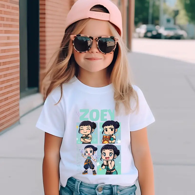 Yout-children เสื้อเด็ก เสื้อคอกลม ใส่สบาย cotton ลายพิมพ์แฟชั่น 2-9 ขวบ เด็ก 'ZOEY'