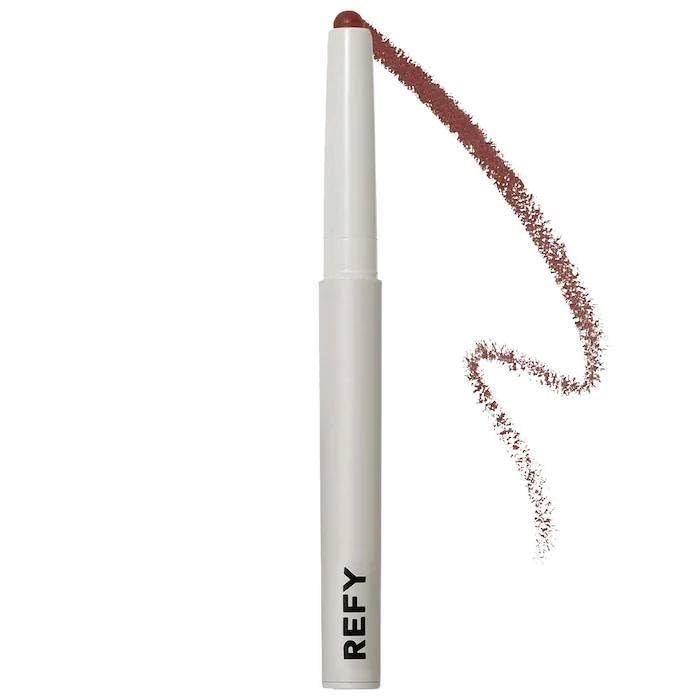 REFY Blur Liner Lip Liner - Mauve (สีชมพูลึกปานกลาง) + มาส์กแผ่นทับทิม Bonus Entel พร้อมคอลลาเจน