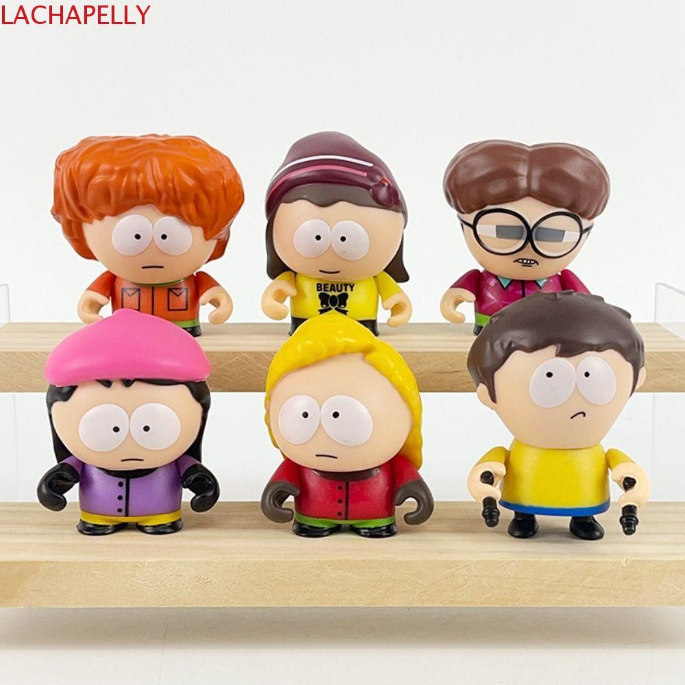 LACHAPELLY 6 ชิ้น/เซ็ต South Park อะนิเมะ, ไม้แห่ง Truth Kenny McCormick South Park รูปของเล่น, รูปส