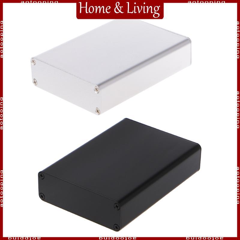 AOTO กล่องอลูมิเนียมสําหรับกรณีโครงการอิเล็กทรอนิกส์สําหรับบอร์ด PCB DIY 110x84x28 มม.