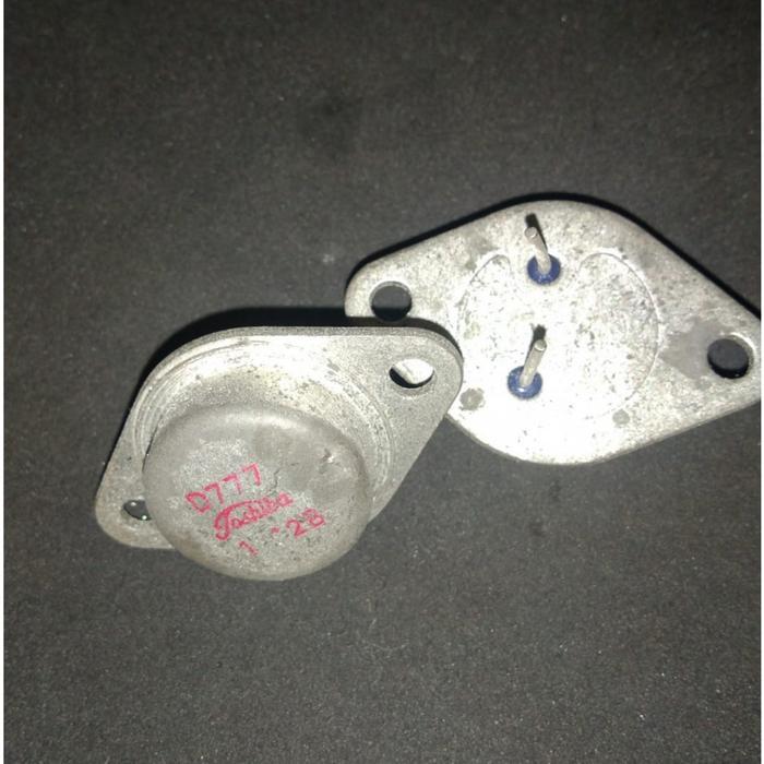 ทรานซิสเตอร์ 2SD777 D777 Silicon NPN 100W 55V 20A TO-3 Jengkol สําหรับตัวควบคุมพลังงาน ...ELECTRON E