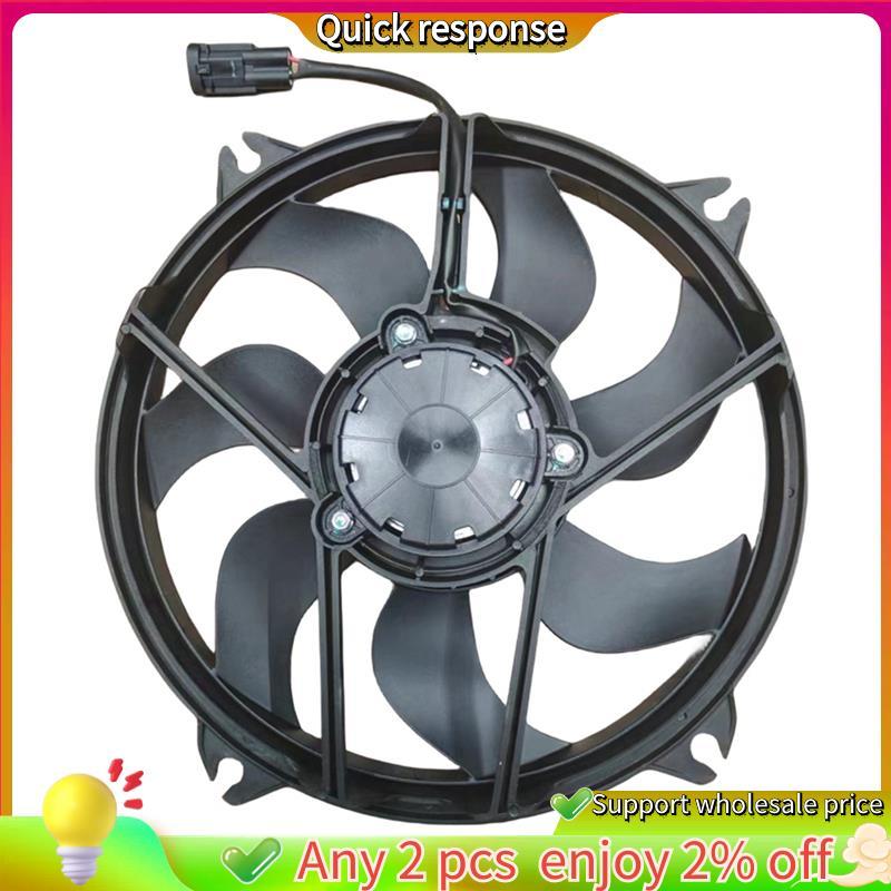 ในสต็อก-1253K2 ชุดพัดลมหม้อน้ําระบายความร้อนไฟฟ้าสําหรับ 307 C4 C5 BERLINGO 2000- 1253.F0 1253G7 981