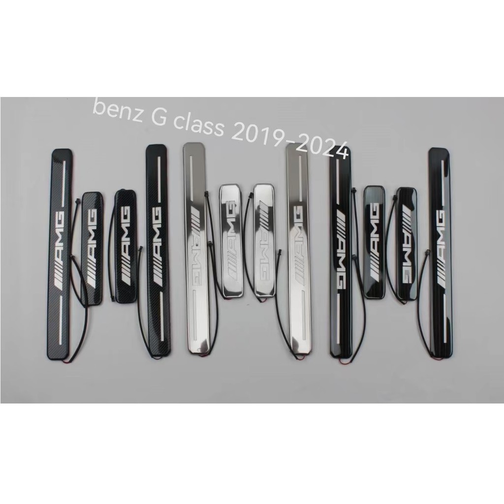 19-23benz Benz Big G-Class W463W464G63 AMG ธรณีประตูพร้อม Light Welcome Pedal ธรณีประตู
