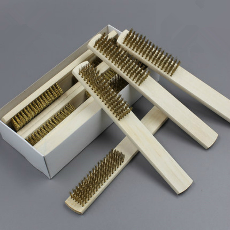 New Product#Suede Leather Care Brush Copper Wire Small Fleece Brush Steel Wire Brush Laundry Leather