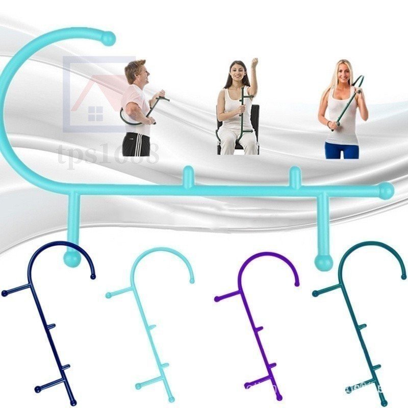 Thera Cane Back Hook เครื่องนวดคอกล้ามเนื้อความดัน Stick เครื่องมือ Manuel Trigger Point นวด Rod GHD