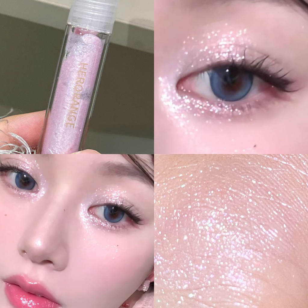 2.5g Eye Beauty Liquid Glitter Eyeshadow Quick-Drying Sparkling Eye Shadow สําหรับ Daily & Official 