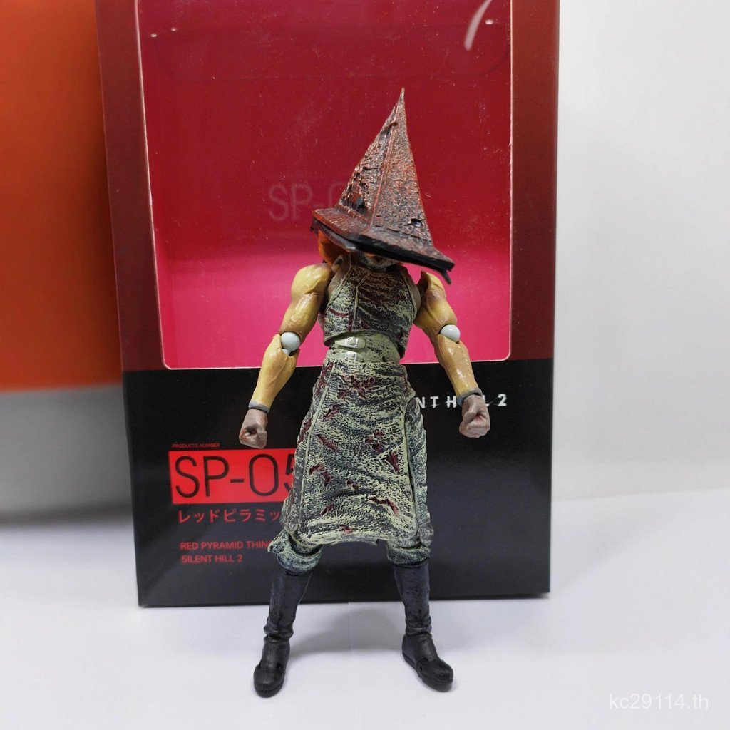 Movable Red Big Pyramid Head Figma Figma รูปสามเหลี่ยมหัวเงียบ Ridge 2 SP055 เครื่องประดับหัวเหล็ก N