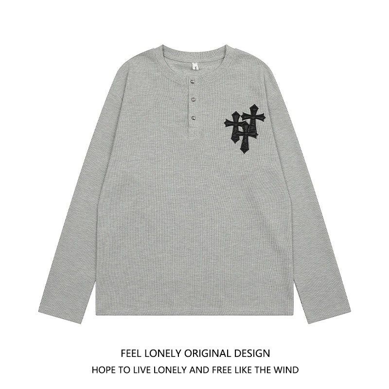 American High Street Cross Hatless Crewneck Waffle20251021