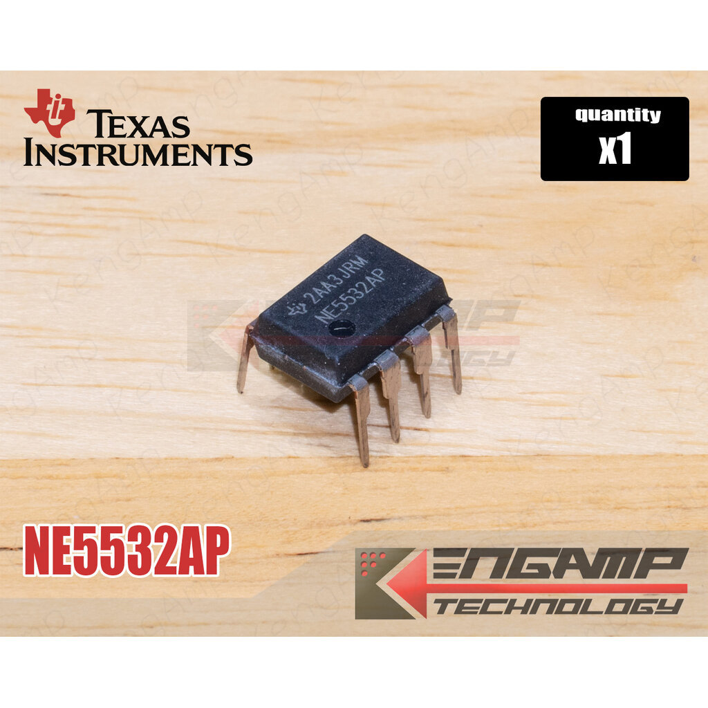 (1ตัว) NE5532AP TEXUS Dual OP-AMP DIP8