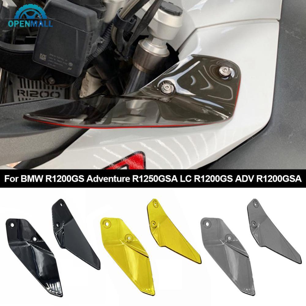 OPENMALL 2 ชิ้นกระจกรถจักรยานยนต์ลม Handguard Deflector WindScreen HandShield สําหรับ BMW R1200GS ผจ