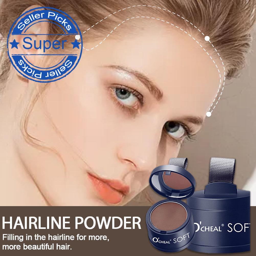 NINI Hair Shadow Powder Quick คอนซีลเลอร์ Hairline สีดํา/สีน้ําตาลเข้ม Line Hair Shadow ดัดแปลง J1s9