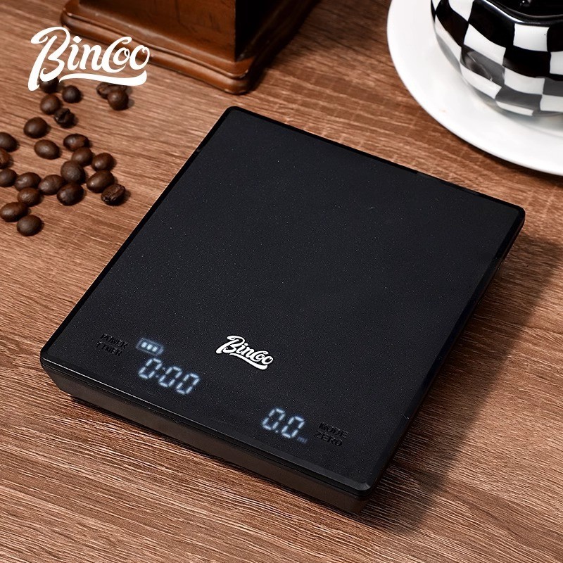 Bincoo Hand-Brewed Coffee Electronic Scale Coffee Timing Electronic Scale High-Value Italian Coffee 