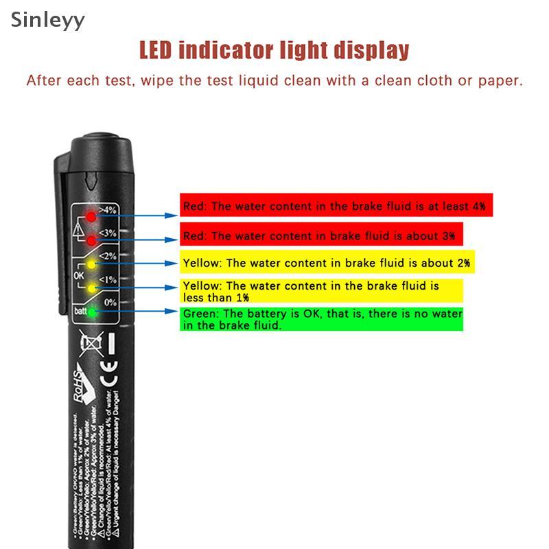 เนล ยานยนต์น้ํามันเบรกปากกาทดสอบน้ํามันเบรกรถน้ํามันเบรกทดสอบคุณภาพน้ํามันทดสอบแสดงปากกาเครื่องมือทดสอบยานยนต์ N - รูปที่ 5