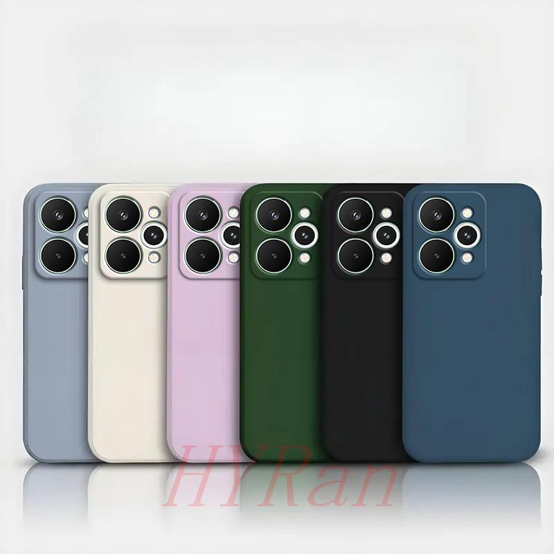 Realme 15 5G เคสโทรศัพท์ซิลิโคนสีทึบ YT
