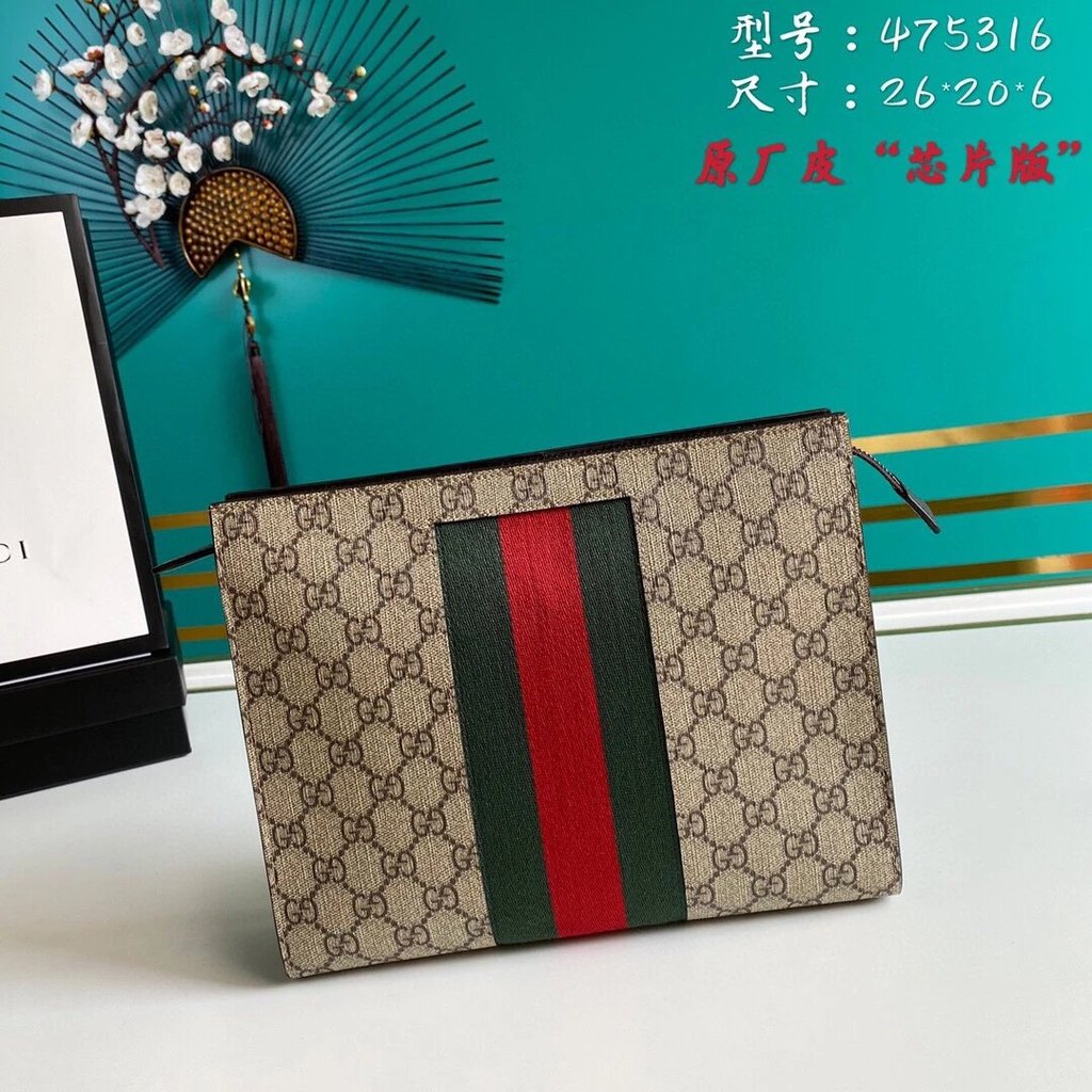 GUCCI Gucci กระเป๋าสะพาย GUcci กระเป๋าผู้ชาย Gucci กระเป๋าเอกสาร Gucci กระเป๋าถือ Gucci กระเป๋าสตางค