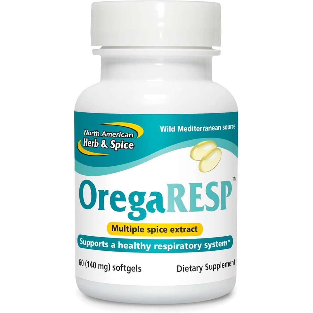 NORTH AMERICAN HERB & SPICE OregaResp P73-60 Softgels - Supports Immune & Respiratory Health - Multi