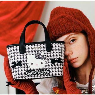 กระเป๋าถือ TOUTOU ดีไซน์น่ารักเหมือนตะกร้าผักตารางนกพัน สำหร…