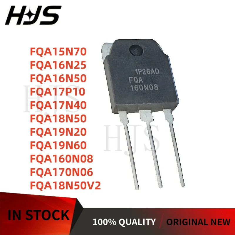 5PCS FQA16N50 FQA16N25 FQA18N50V2 FQA160N08 FQA19N60 FQA19N20 FQA18N50 FQA17P10A70N50 FQA17P FQA15N4