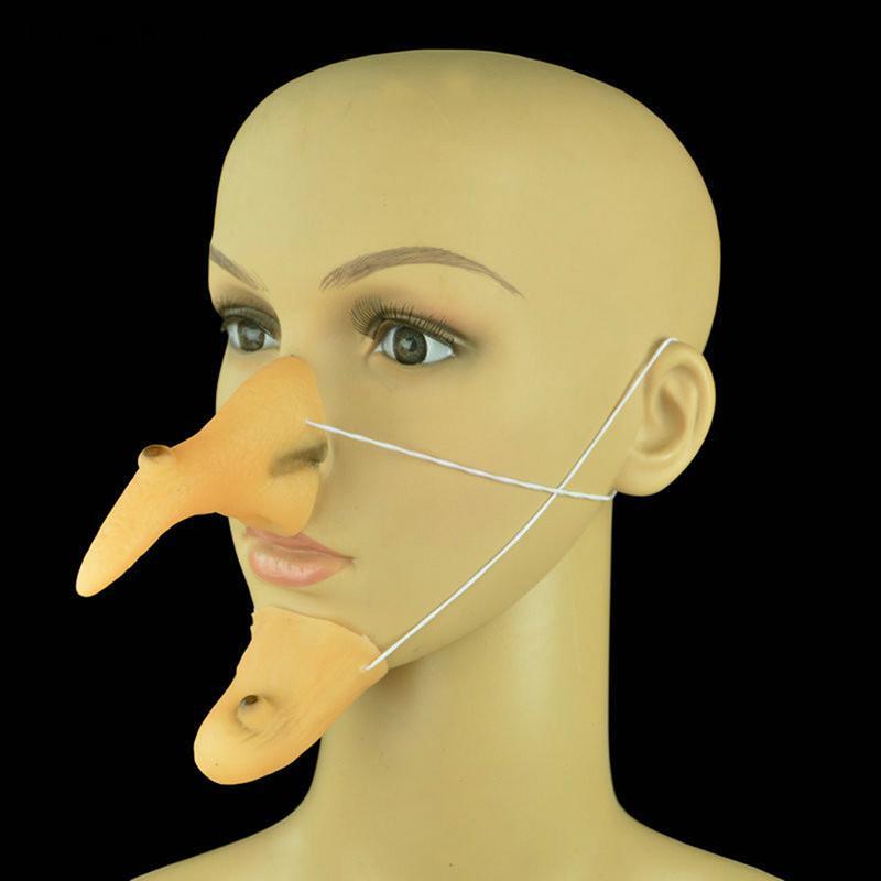 [Dew] Funny Wicked Witch Nose And Chin Halloween Costume Decorative Gift Supplies [TH]