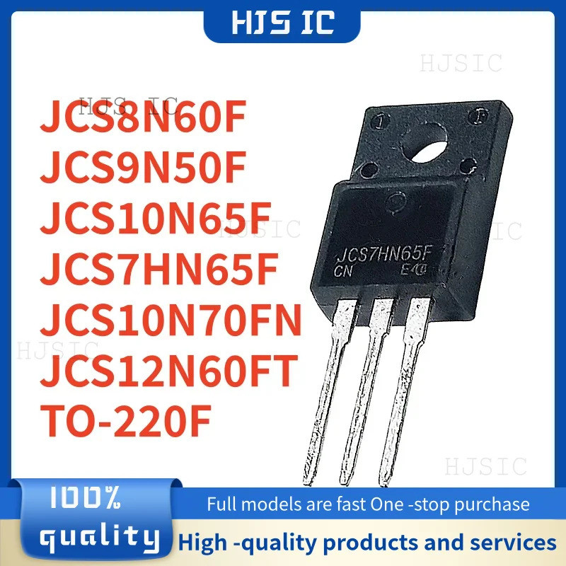 5 ชิ้น JCS8N60F JCS10N70FN JCS9N50F JCS12N60FT JCS10N65F TO-220F Field Effect ทรานซิสเตอร์