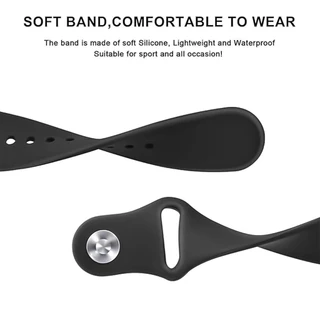 สายรัดข้อมือซิลิโคนกีฬาอ่อนสำหรับ for Xiaomi Mi Band 10 9 8 NFC ยาง Polos สายรัดข้อมือ Warna สำหรับ for Miband 10 9 8