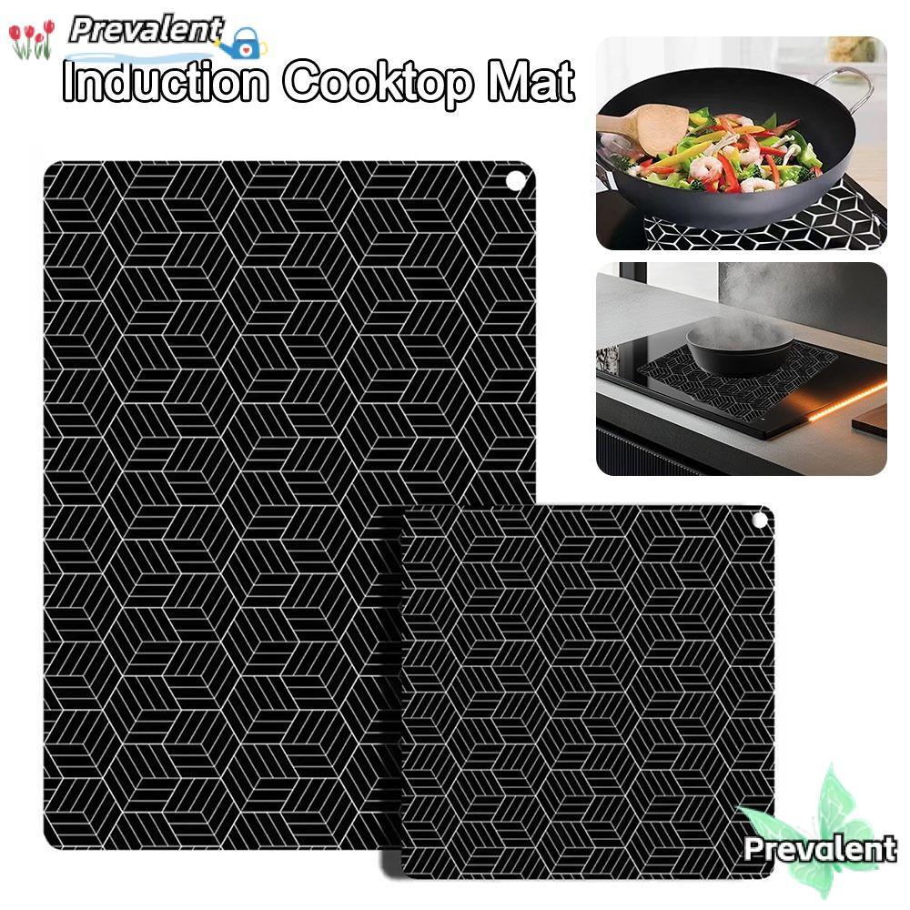 เสื่อ Cooktop แบบเหนี่ยวนํา PREVALENT, ซิลิโคนป้องกันแผ่นอบแบบเหนี่ยวนํากันน้ํา, แผ่นเตาแม่เหล็กไฟฟ้าป้องกันไฟกันลื่น