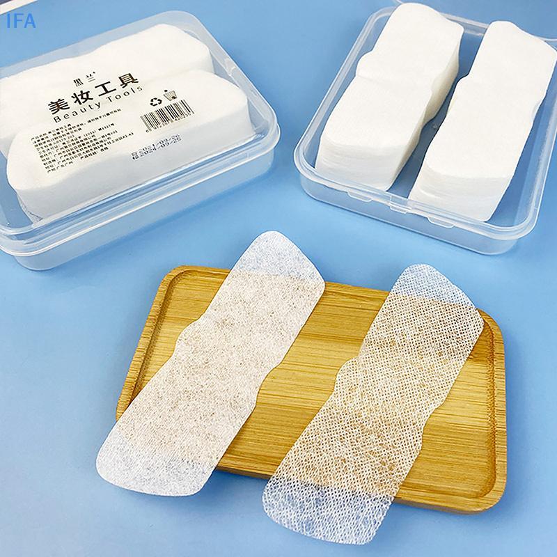 IFA 200PCS Disposable Nose Cotton Pads Diy Nose Mask Strips Skin Care Paper Sheet Cosmetic Cotton ckhead สติกเกอร์จมูกดี