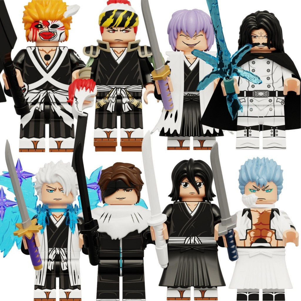Shinigami Action Figure Aizen Sousuke Kurasaki lchigo lchimaru Gin Abarai Renji Kuchiki Rukia ของเล่