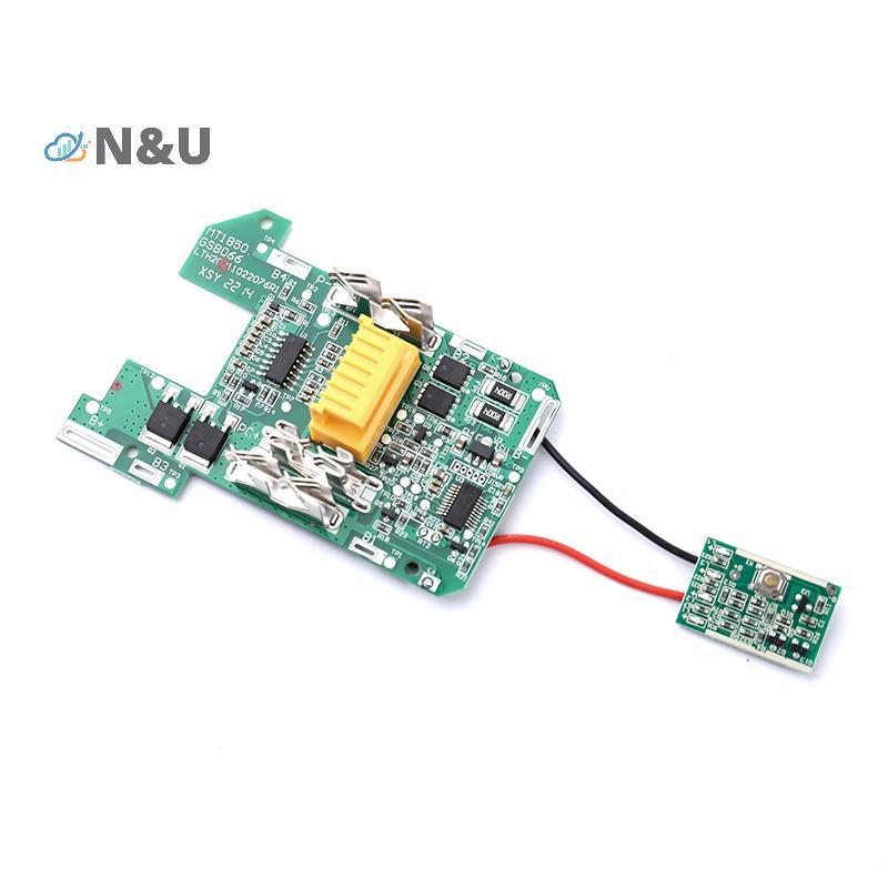 N & U 1 PC BL1830 แบตเตอรี่ Li-Ion BMS PCB ชาร์จป้องกันสําหรับ Makita 18V เครื่องมือ BL1815 BL1860 L