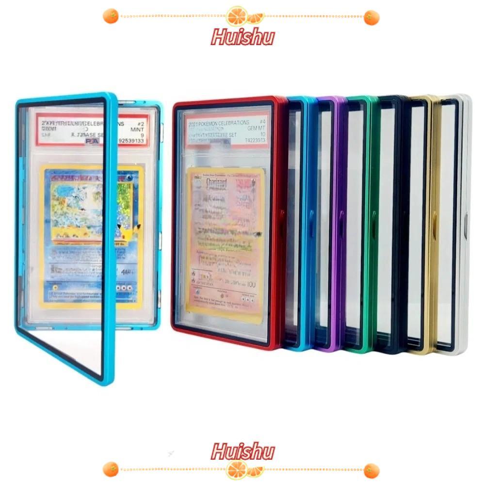 การป้องกันการ์ด ฮูชิกุ, ตัวป้องกันการ์ดเกรด PSA/CGC โปร่งใส, กระจกสองด้านพิเศษที่ทนทานอลูมิเนียมกรอบจอแสดงผลการ์ดแม่เหล็ก