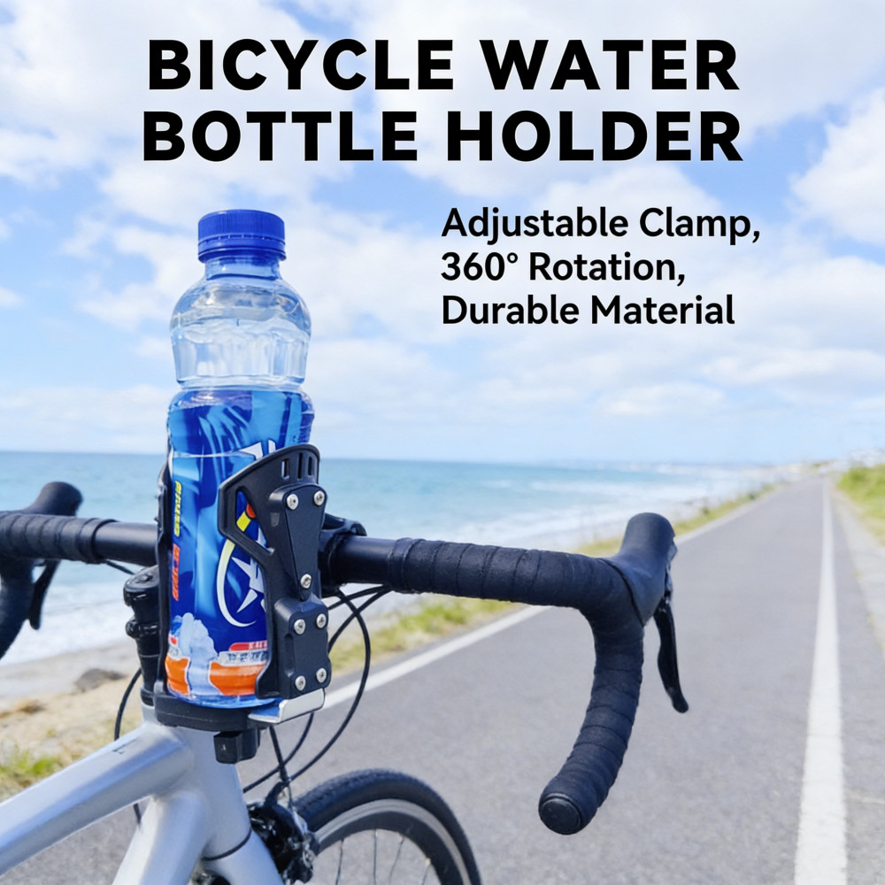 Mount Clamp Accessorie ปรับ CLAMP ผู้ถือเครื่องดื่ม Mount Clamp Water รถจักรยานยนต์ Botol Basikal