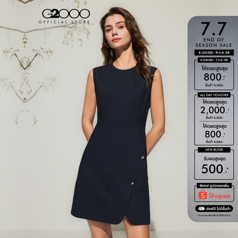 G2000 เดรสสำหรับผู้หญิง รุ่น A-Shape 5123400279 NAVY