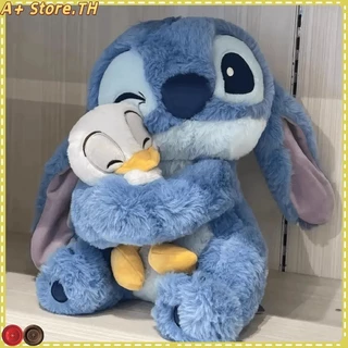 Stitch Hug Duck Doll ตุ๊กตาเด็ก Stitch Plush Toy Ragdoll ของขวัญวันเกิดวันวาเลนไทน์ 25cm