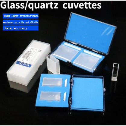 5 10 20 30 40 50 ml ควอตซ์/แก้ว colorimetric cuvettes โปร่งใสสองด้าน