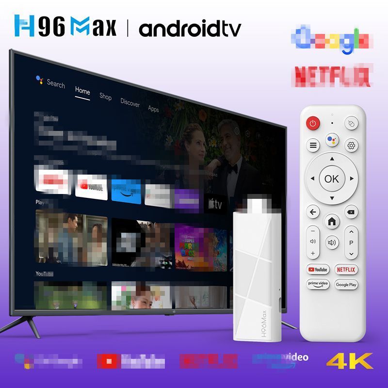 H96 MAX RK3518 Android 14 Smart Box Wifi6 BT5.4 สื่อ