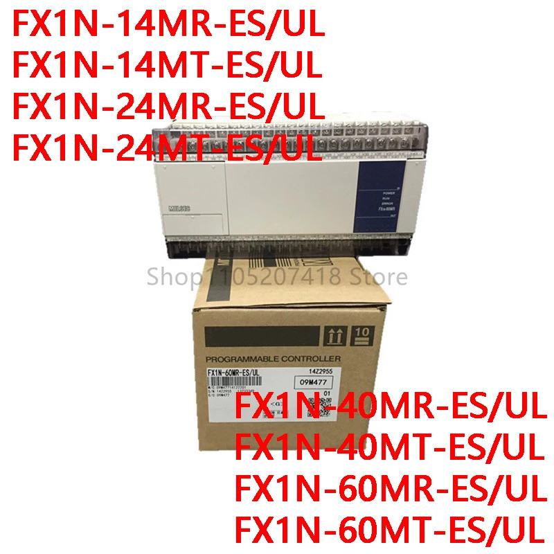อุปทานโดยตรงจากโรงงาน ตัวควบคุม PLC ของ Origina FX Series I / O โมดูล FX1N-14MR-ES/UL FX1N-60MR-ES/U